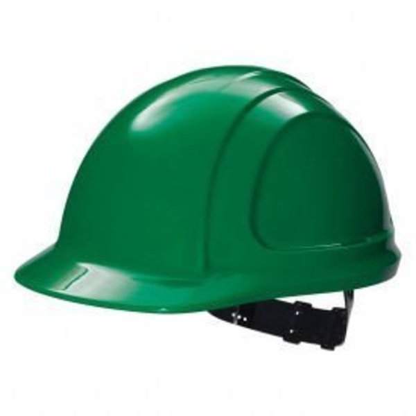 Honeywell North Honeywell North Hard Hat, Front Brim, Type 1, Class E, Pinlock, Green N10040000